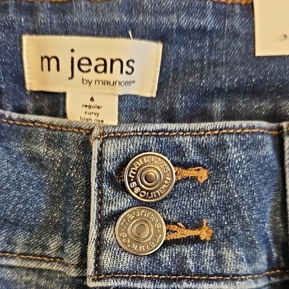 Maurices Women's Straight Leg Jeans - Blue - Picture 2 of 6